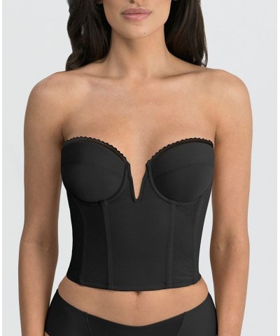 Valerie V Wire Backless Strapless Bridal Bra 6390 Black $38.00 Bras