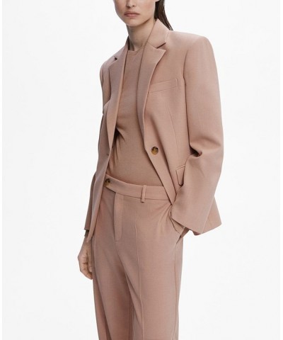 Women's Seams Suit Jacket Pale Pink $55.80 Jackets