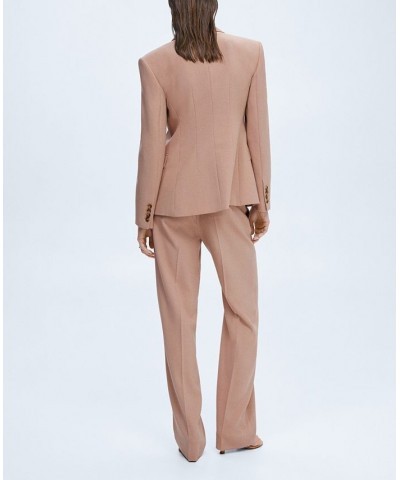 Women's Seams Suit Jacket Pale Pink $55.80 Jackets