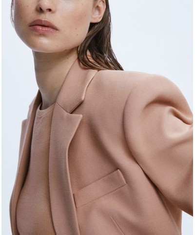 Women's Seams Suit Jacket Pale Pink $55.80 Jackets