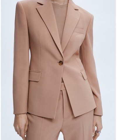 Women's Seams Suit Jacket Pale Pink $55.80 Jackets