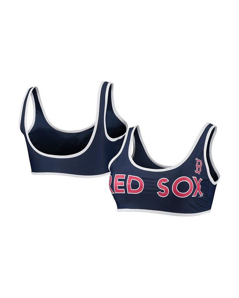 Women's Navy Boston Red Sox Southpaw Bikini Top Navy $26.31 Swimsuits