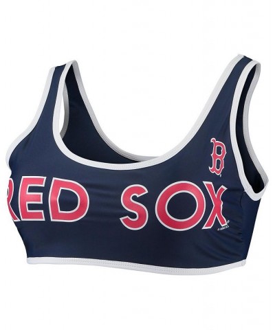 Women's Navy Boston Red Sox Southpaw Bikini Top Navy $26.31 Swimsuits