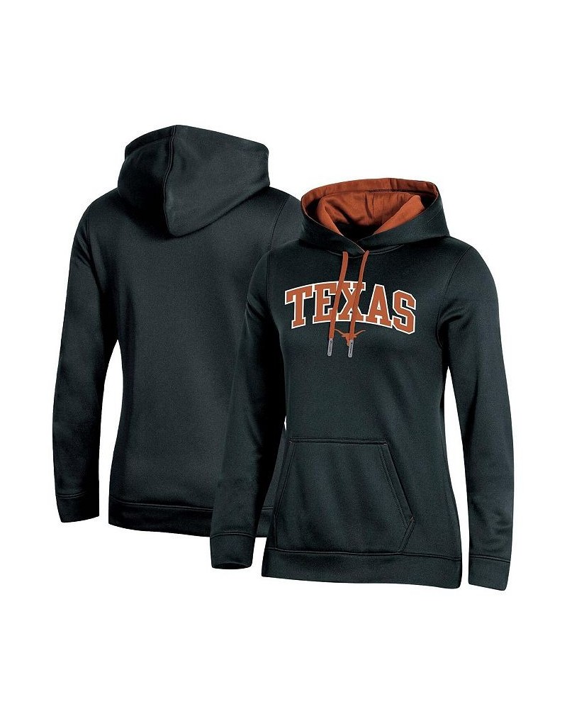 Women's Black Texas Longhorns Arch Logo 2.0 Pullover Hoodie Black $34.19 Sweatshirts