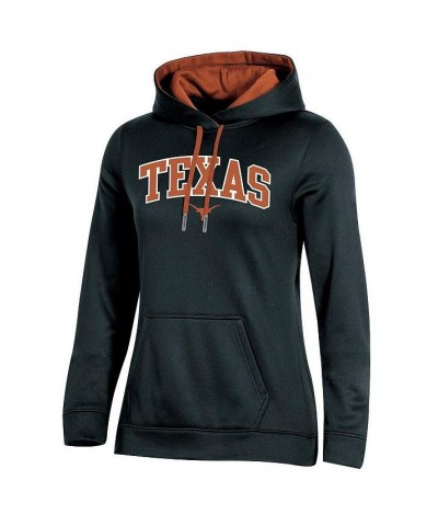 Women's Black Texas Longhorns Arch Logo 2.0 Pullover Hoodie Black $34.19 Sweatshirts