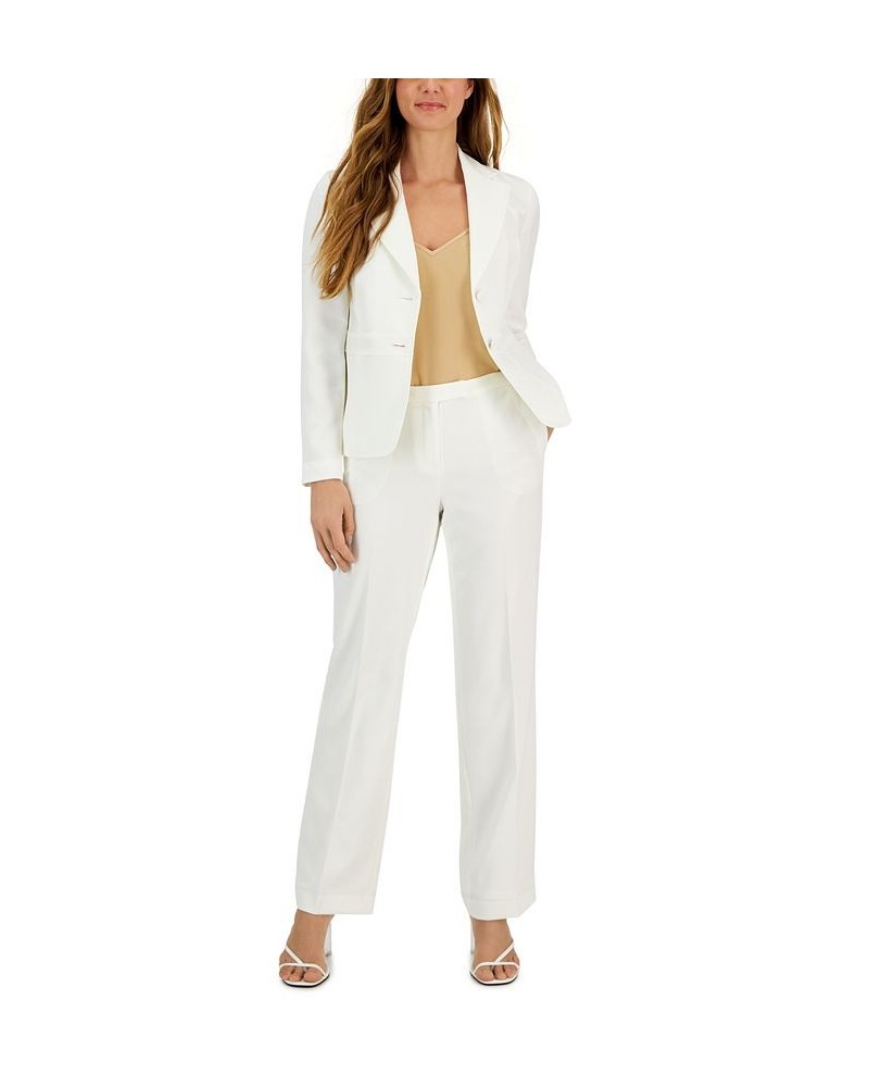 Crepe Two-Button Blazer & Pants Regular and Petite Sizes Vanilla Ice $55.50 Suits