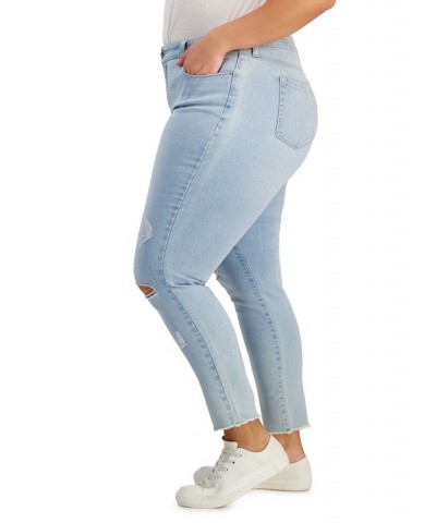 Plus Size Mid-Rise Curvy Skinny Jeans Coast Wash $13.44 Jeans