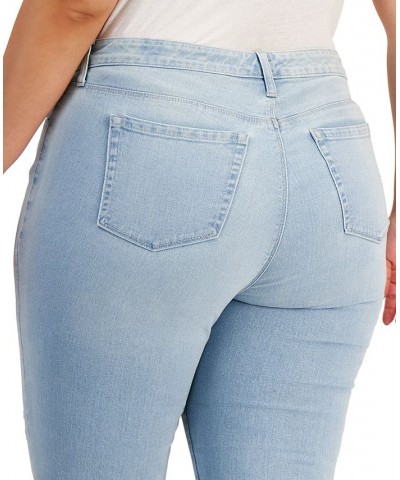 Plus Size Mid-Rise Curvy Skinny Jeans Coast Wash $13.44 Jeans