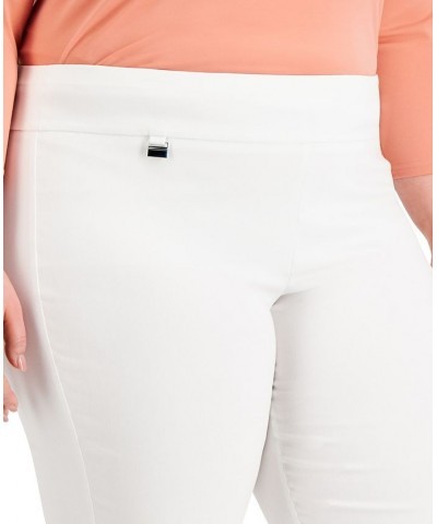 Petite Plus Size Pull-On Skinny Pants Bright White $16.50 Pants