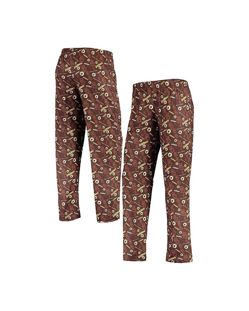 Women's Brown San Diego Padres Retro Print Sleep Pants Brown $28.00 Pajama