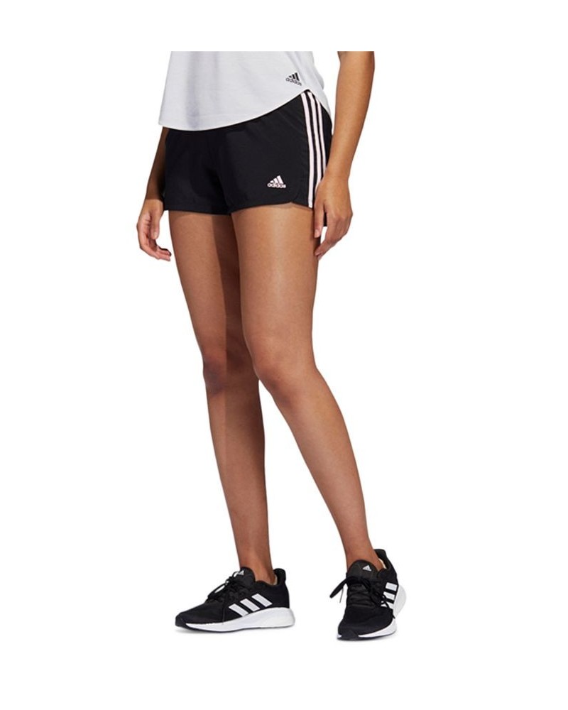 Women's Pacer Woven Training Shorts Black/clear Pink $15.24 Shorts