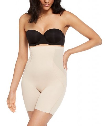 Women's Fit & Firm High-Waist Shaping Bike Pants 2358 Tan/Beige $29.44 Shapewear