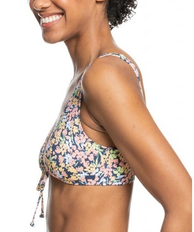 Juniors' Pt Beach Classics Floral-Print Bikini Top Mood Indigo Ditsy Love $29.12 Swimsuits