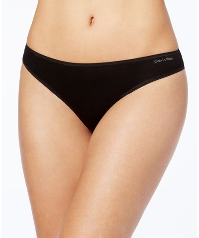 Cotton Form Thong Underwear QD3643 Black $15.00 Panty