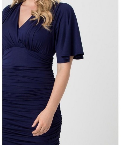 Women's Plus Size Rumor Ruched Dress Pink $41.40 Dresses