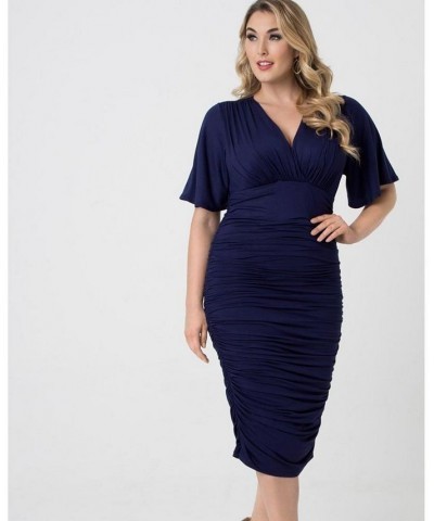 Women's Plus Size Rumor Ruched Dress Pink $41.40 Dresses