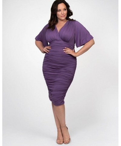 Women's Plus Size Rumor Ruched Dress Pink $41.40 Dresses