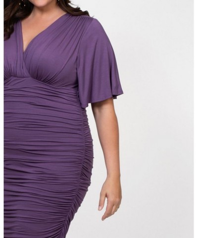 Women's Plus Size Rumor Ruched Dress Pink $41.40 Dresses