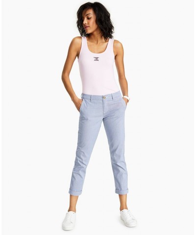 Women's Striped TH Flex Hampton Chino Pants Blue/White $27.83 Pants