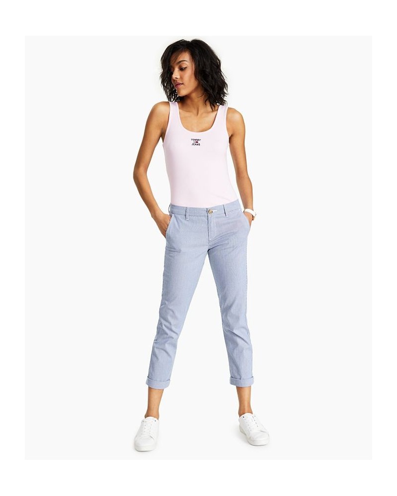 Women's Striped TH Flex Hampton Chino Pants Blue/White $27.83 Pants