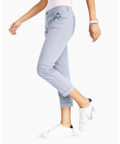 Women's Striped TH Flex Hampton Chino Pants Blue/White $27.83 Pants