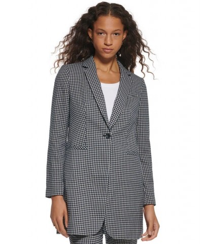 Women's Plaid Topper Jacket Midnight/ivory $38.44 Jackets