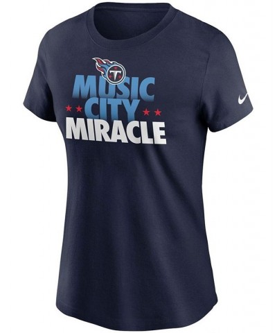 Women's Navy Tennessee Titans Hometown Collection T-shirt Navy $18.80 Tops