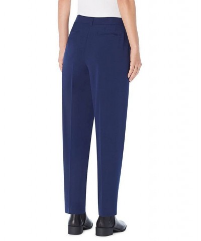 Women's Bi-Stretch Woven Straight Leg Pant Blue $28.36 Pants