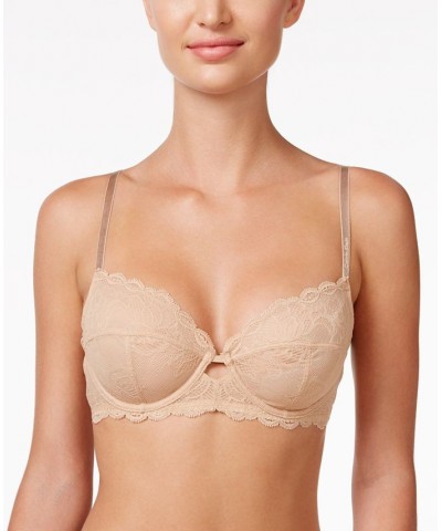 Seductive Comfort With Lace Full Coverage Bra QF1741 Bare (Nude 5) $22.40 Bras