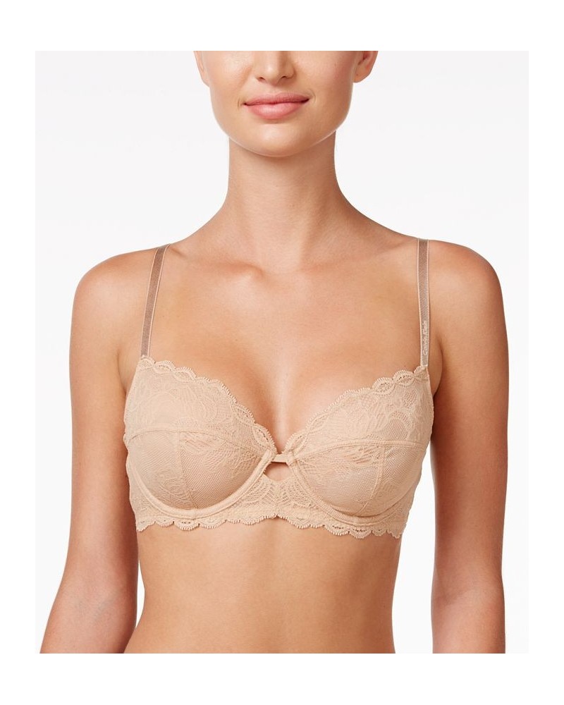 Seductive Comfort With Lace Full Coverage Bra QF1741 Bare (Nude 5) $22.40 Bras