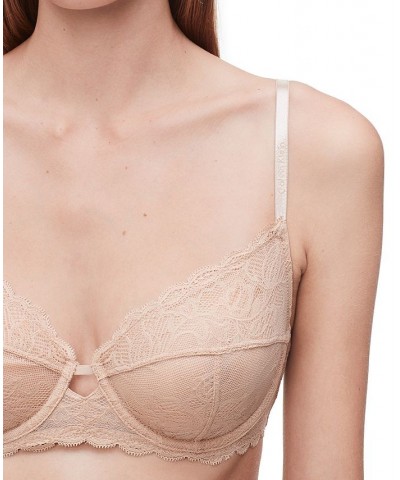 Seductive Comfort With Lace Full Coverage Bra QF1741 Bare (Nude 5) $22.40 Bras