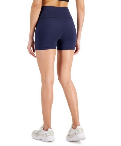 Petite 4" Compression Shorts Blue $10.90 Shorts