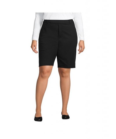 Women's Plus Size Lands' End Flex High Rise 10" Shorts Black $40.77 Shorts