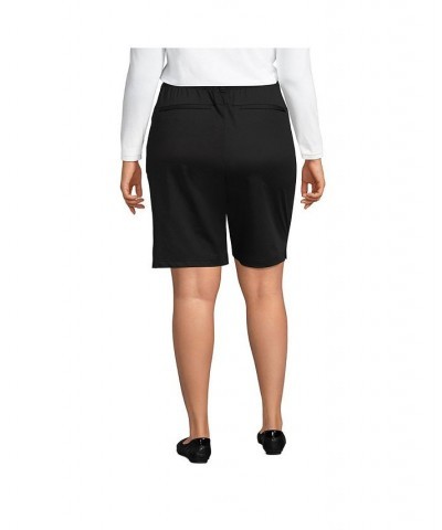 Women's Plus Size Lands' End Flex High Rise 10" Shorts Black $40.77 Shorts