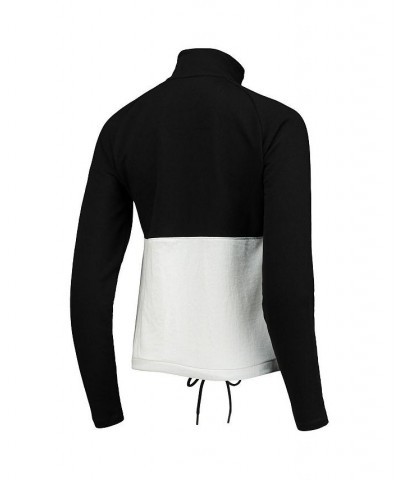 Women's Black White Austin FC Harbor Raglan Half-Zip Jacket Black, White $28.70 Jackets