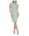 Women's Tie-Neck Sleeveless Bodycon Dress Jadete $41.99 Dresses