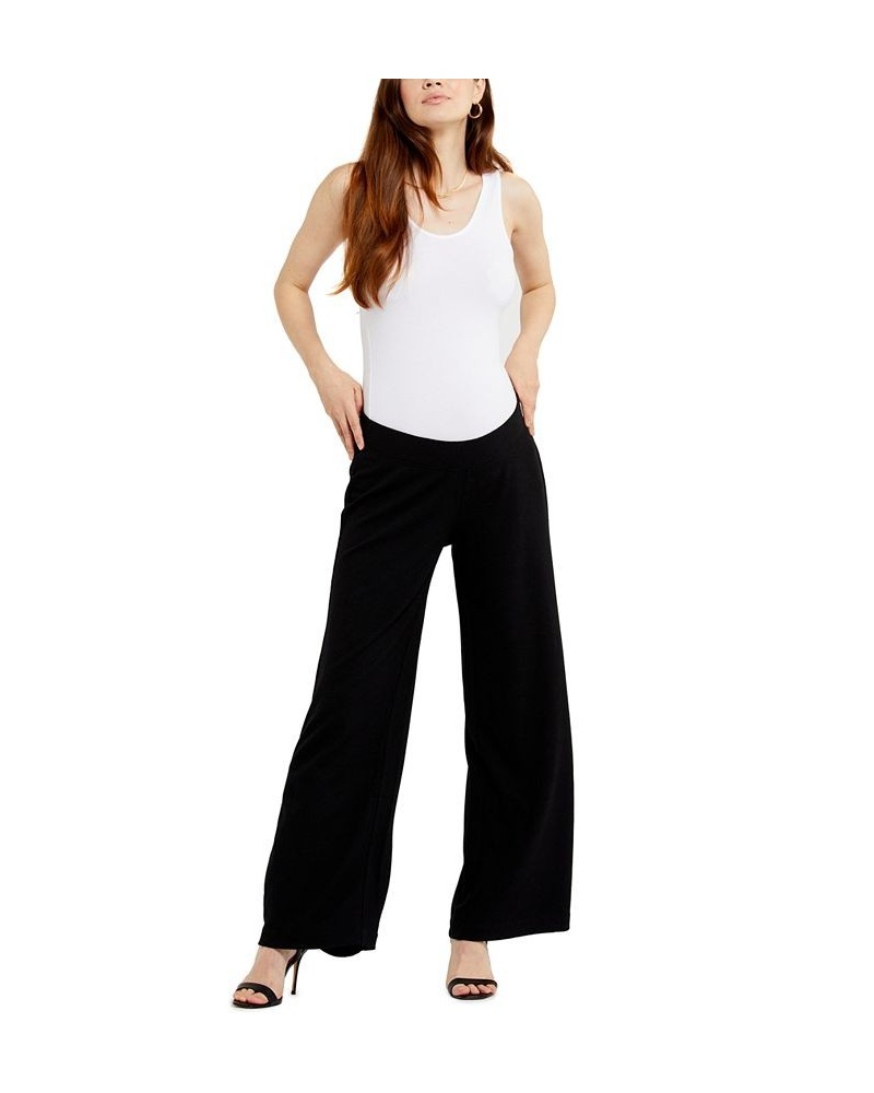 Under Belly Wide-Leg Maternity Pants Black $44.87 Pants