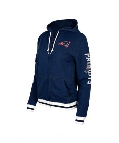 Women's Navy New England Patriots Elite Pack Full-Zip Hoodie Navy $38.00 Sweatshirts