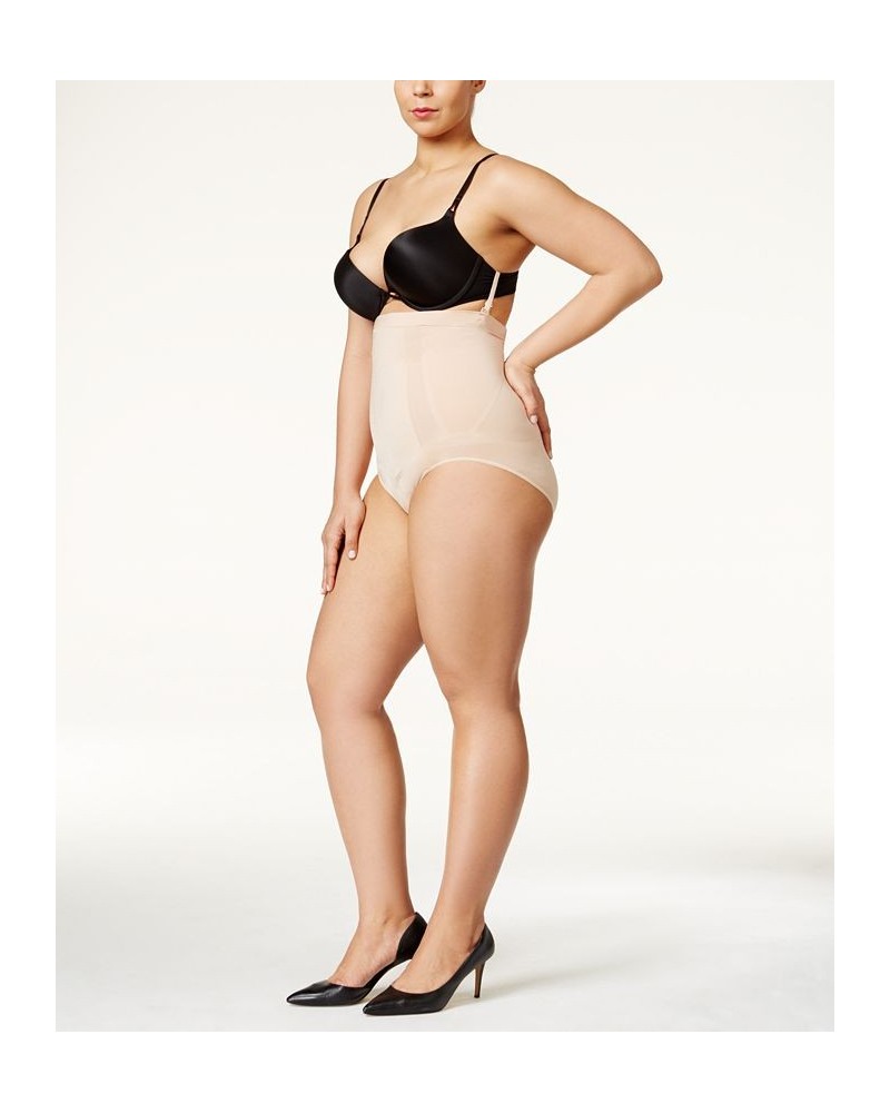 OnCore Plus Size High-Waisted Brief Tan/Beige $36.66 Shapewear