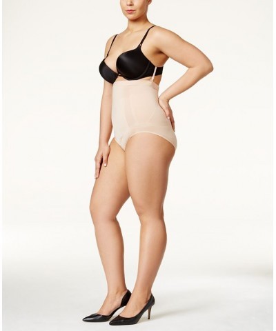 OnCore Plus Size High-Waisted Brief Tan/Beige $36.66 Shapewear