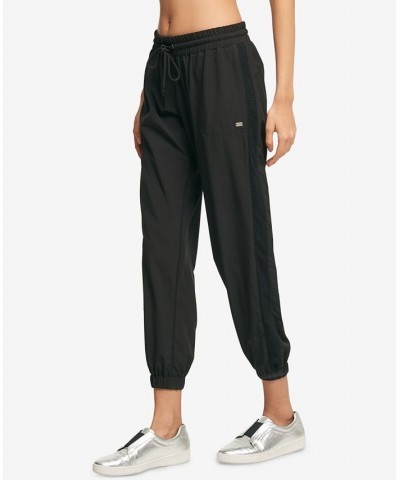 Mesh-Inset Joggers Black $21.29 Pants