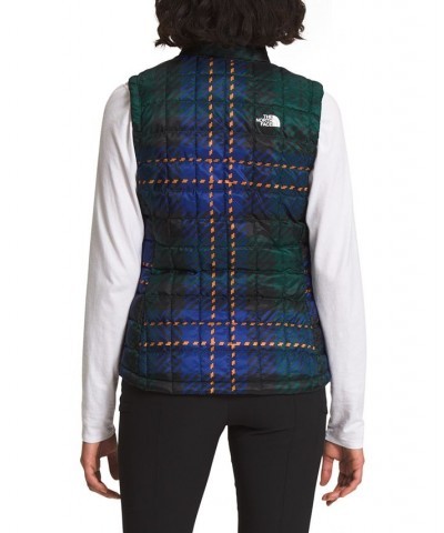 Women's Printed ThermoBall™ Eco Vest Ponderosa Green Medium Icon Plaid Print $53.37 Vests