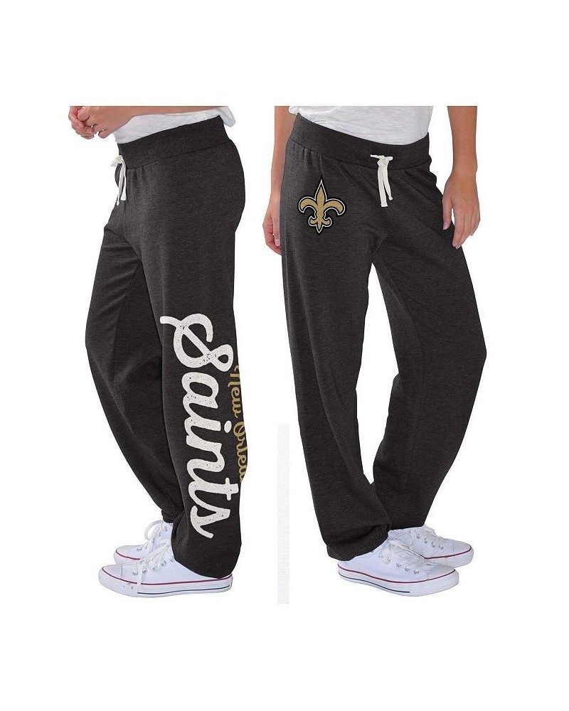 Women's Black New Orleans Saints Scrimmage Fleece Pants Black $19.20 Pants