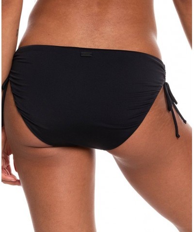 Juniors' Beach Classics Tiki Bikini Top & Classics Hipster Tie Bikini Bottoms Anthracite Black $25.00 Swimsuits