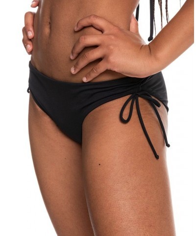 Juniors' Beach Classics Tiki Bikini Top & Classics Hipster Tie Bikini Bottoms Anthracite Black $25.00 Swimsuits