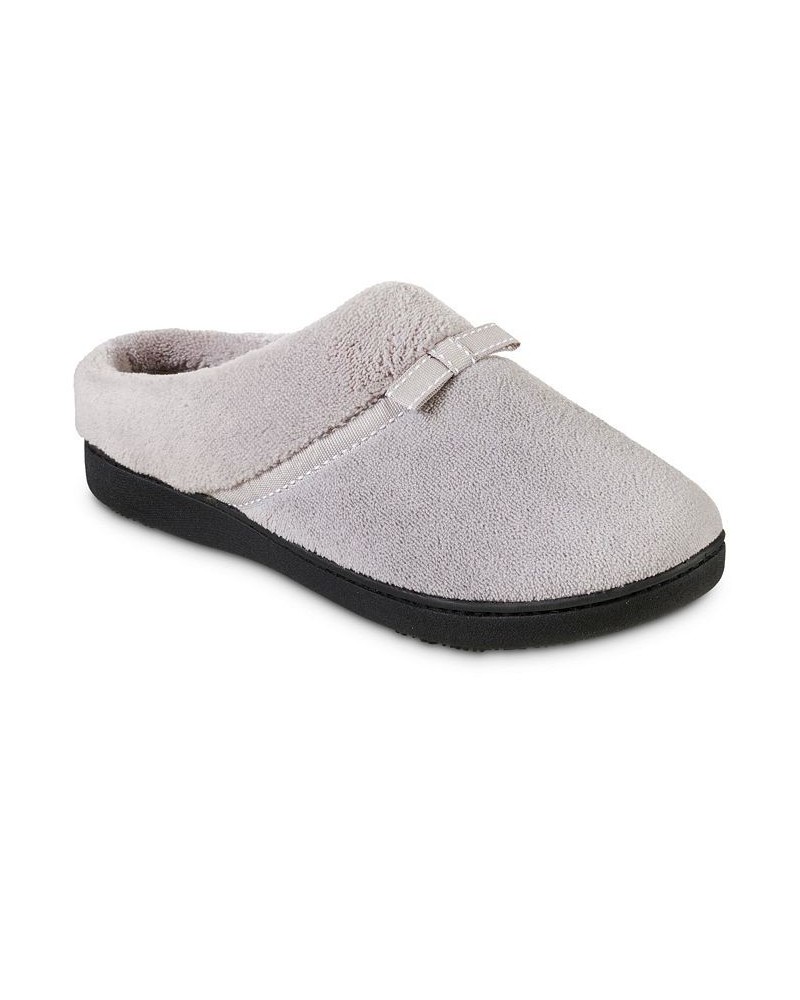 Women's Micro Terry Milly Hoodback Slipper Gray $10.18 Shoes