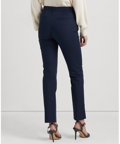 Double-Faced Stretch Cotton Pant Regular & Petite Blue $74.40 Pants