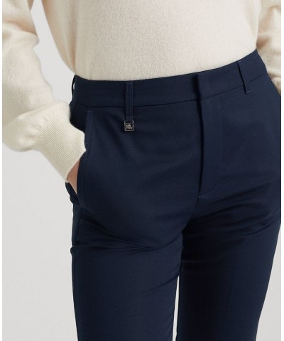 Double-Faced Stretch Cotton Pant Regular & Petite Blue $74.40 Pants