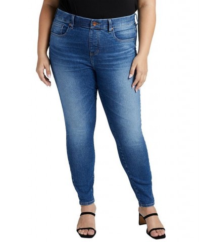 Plus Size Valentina High Rise Skinny Jeans Lapis Blue $33.28 Jeans