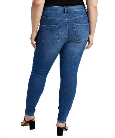 Plus Size Valentina High Rise Skinny Jeans Lapis Blue $33.28 Jeans